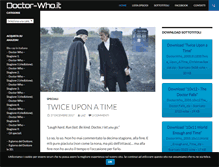 Tablet Screenshot of doctor-who.it